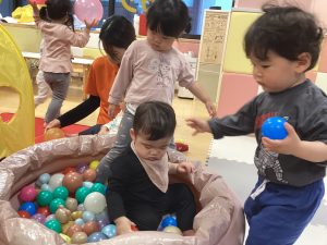 園ブログ　トンネル・ボールプール💕