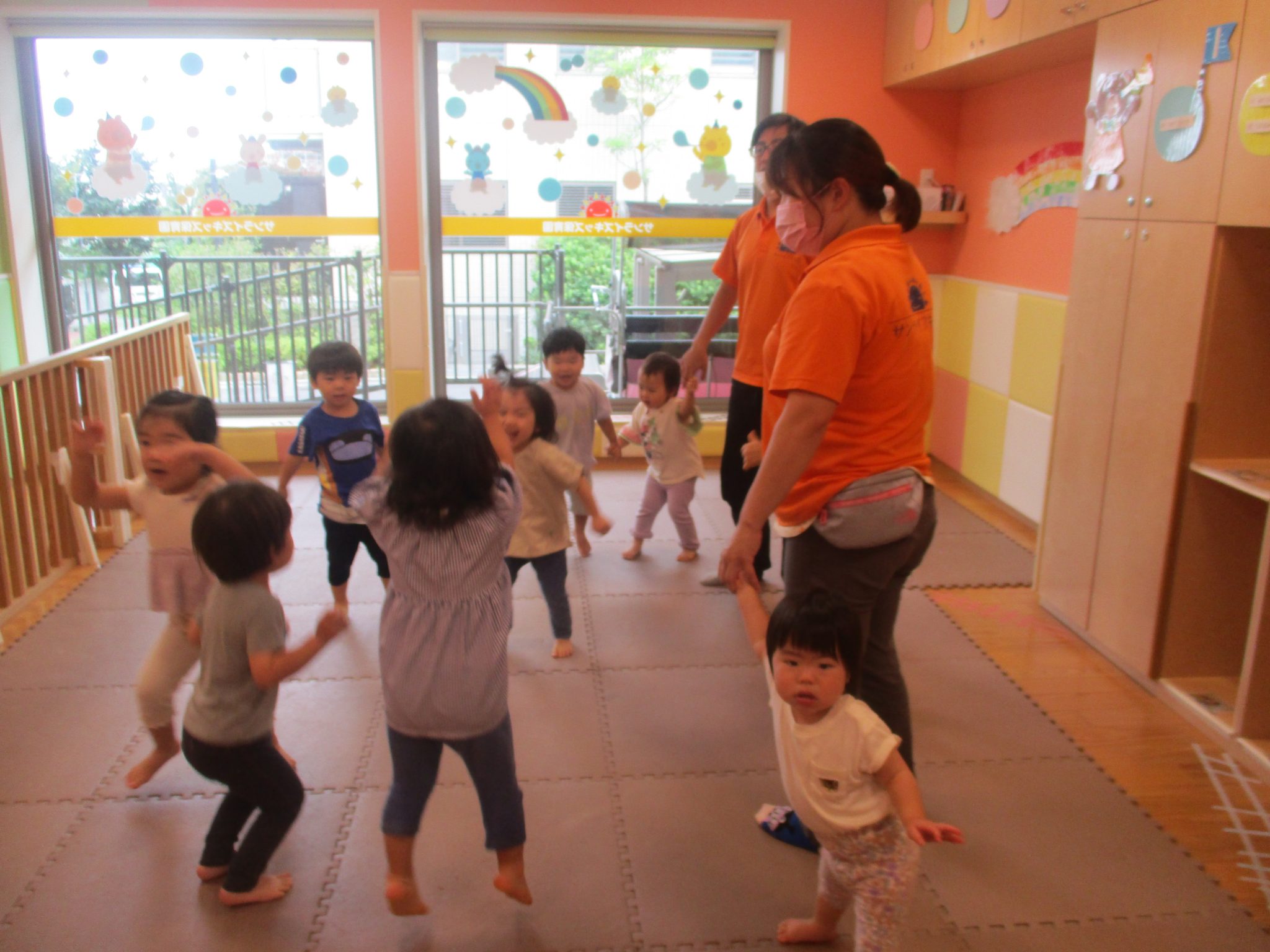 雨の中でも元気な「パプリカ」